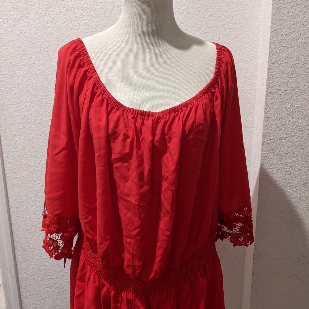 Sexy Red Blouse